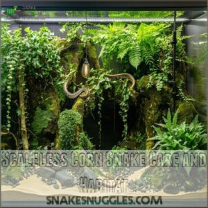 Scaleless Corn Snake Care and Habitat