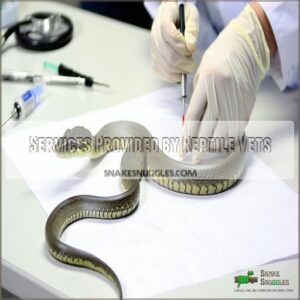 Services Provided by Reptile Vets