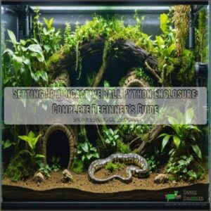 setting up a bioactive ball python enclosure