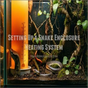 Setting Up a Snake Enclosure Heating System