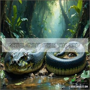 Sexual Dimorphism in Anacondas