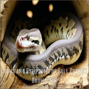 Signs and Symptoms of Ball Python Brumation