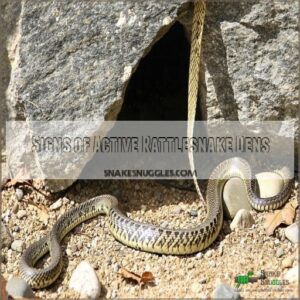 Signs of Active Rattlesnake Dens