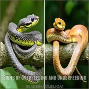 Signs of Overfeeding and Underfeeding Signs of Overfeeding and Underfeeding