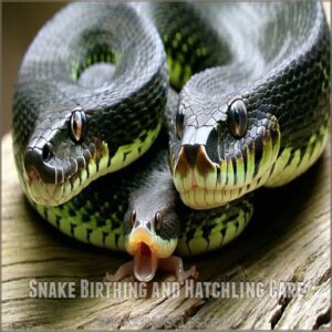 Snake Birthing and Hatchling Care