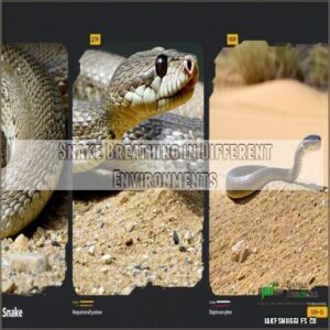 Snake Breathing in Different Environments