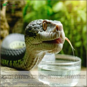 Snake Breeding and Pre-Breeding Preparation