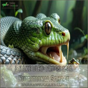 Snake Diet: Frogs as a Nutritional Source