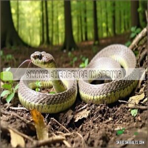 Snake Emergence in Spring