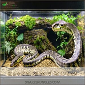 Snake Enclosures and Containers