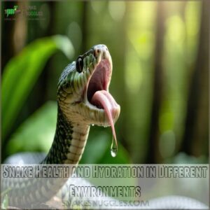 Snake Health and Hydration in Different Environments