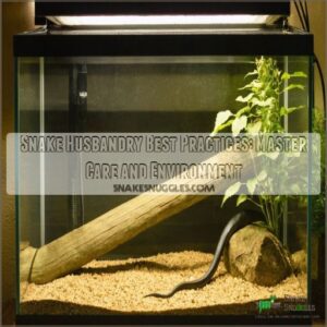 snake husbandry best practices