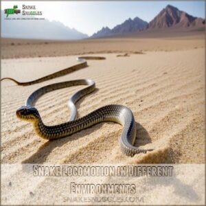 Snake Locomotion in Different Environments