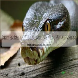 Snake Prey Preferences and Strategies Snake Prey Preferences and Strategies