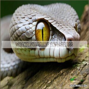 Snake Shedding and Stress