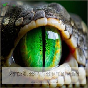 Snake Sleep Patterns and Habits