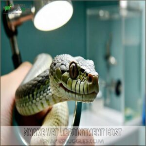 Snake Vet Appointment Cost