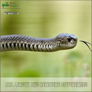 Tail Length and Hemipene Differences