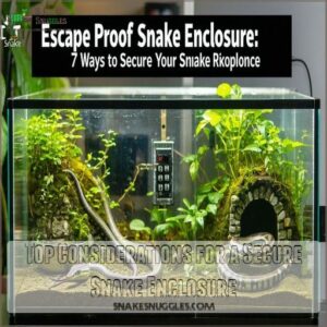 Top Considerations for a Secure Snake Enclosure