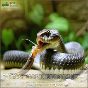 Transitioning to Adult Snake Diet