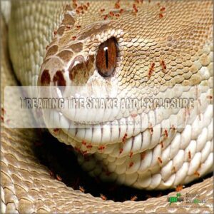 Treating The Snake and Enclosure