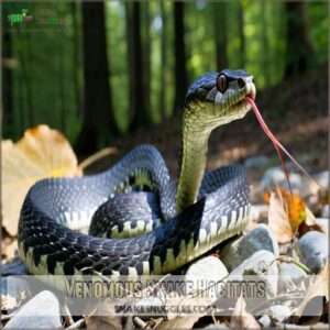 Venomous Snake Habitats