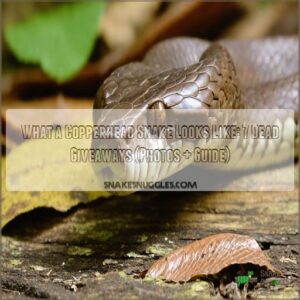 what a copperhead snake looks like