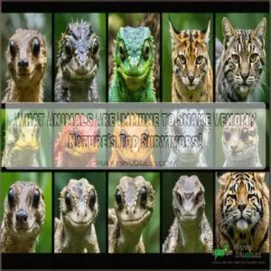 what animals are immune to snake venom what animals are immune to snake venom