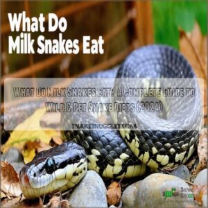 what do milk snakes eat