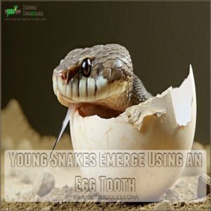 Young Snakes Emerge Using an Egg Tooth