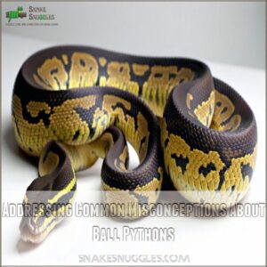 Addressing Common Misconceptions About Ball Pythons