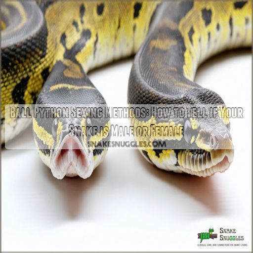 ball python sexing methods