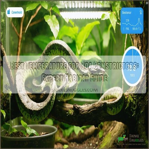 best temperature for boa constrictor