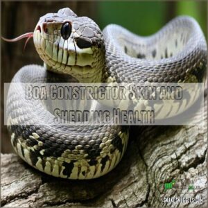 Boa Constrictor Skin and Shedding Health