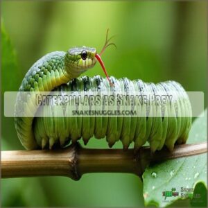 Caterpillars as Snake Prey