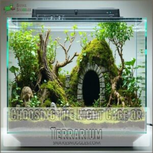 Choosing The Right Cage or Terrarium