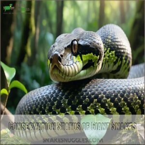 Conservation Status of Giant Snakes