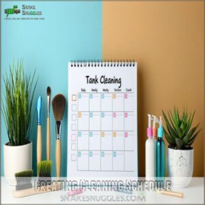 Creating Cleaning Schedule