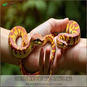 Docile Nature and Handling