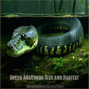 Green Anaconda Size and Habitat