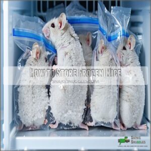 How to Store Frozen Mice