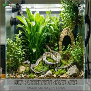 Low Maintenance Snake Care