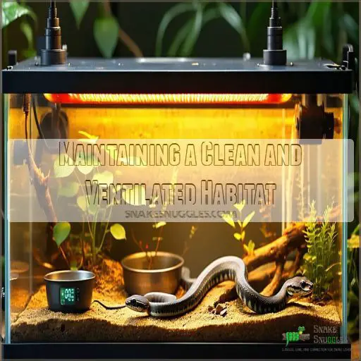 View of Maintaining Snake Hygiene Techniques: Keep Your Pet Healthy & Disease-Free