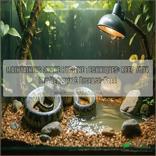 View of Maintaining Snake Hygiene Techniques: Keep Your Pet Healthy & Disease-Free