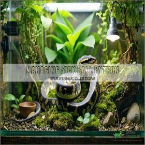 Managing Sick Ball Python