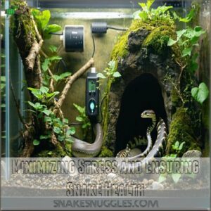 Minimizing Stress and Ensuring Snake Health