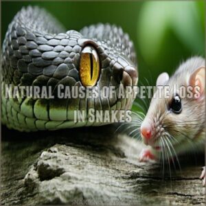 Natural Causes of Appetite Loss in Snakes