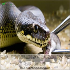 Safe Handling and Feeding Practices for Ball Pythons