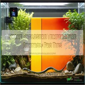 snake enclosure temperature control