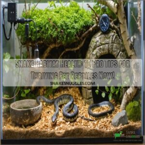 snake habitat health tips